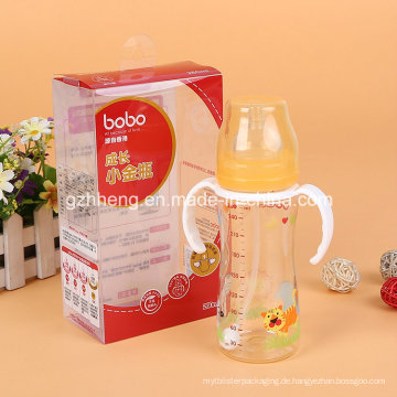 OEM-biologisch abbaubaren Kunststoff Faltbox für Baby-Flasche (PVC/PP-Geschenk-Paket)